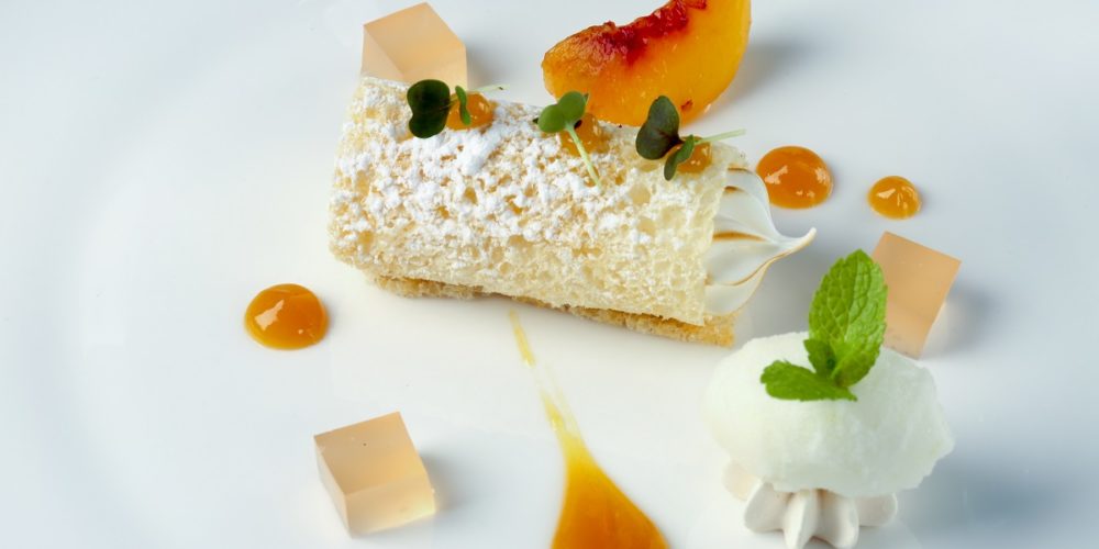 Dessert at The de Mondion Restaurant - a fine dining restaurant in Malta situated in The Xara Palace Relais & Chateaux